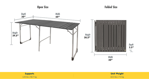 Slim-Fold Table XL