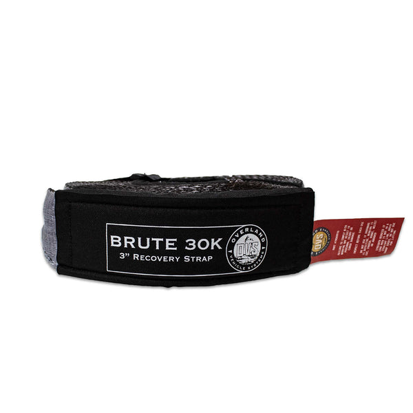 Tow Strap 30,000 lb. 3" x 30' Grey w/Black Ends